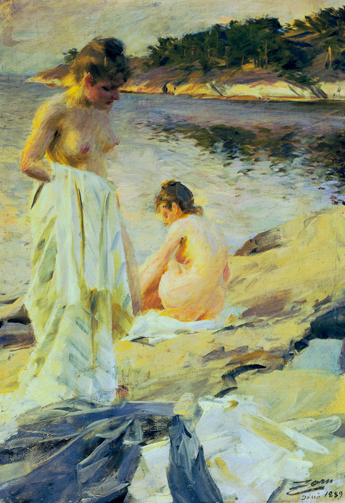  安德斯·莱奥纳德·佐恩 Anders Leonard Zorn —— 沐浴